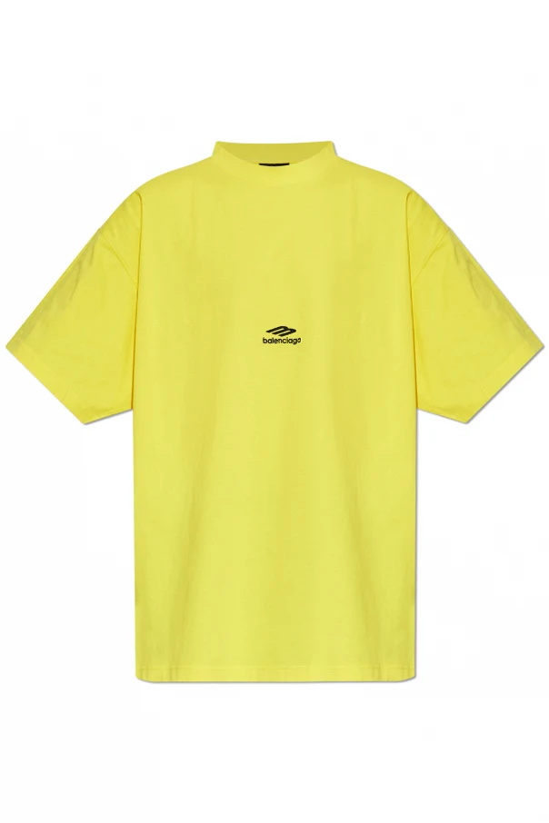 ŻÓŁTY T-shirt z kolekcji ‘Skiwear’