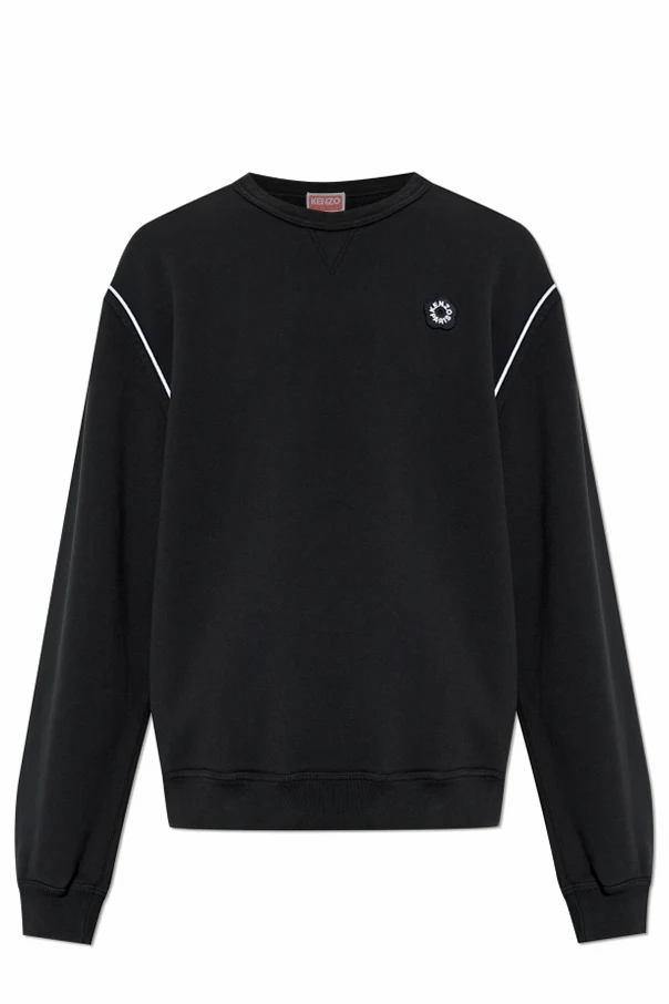 SCHWARZ Baumwoll-Sweatshirt