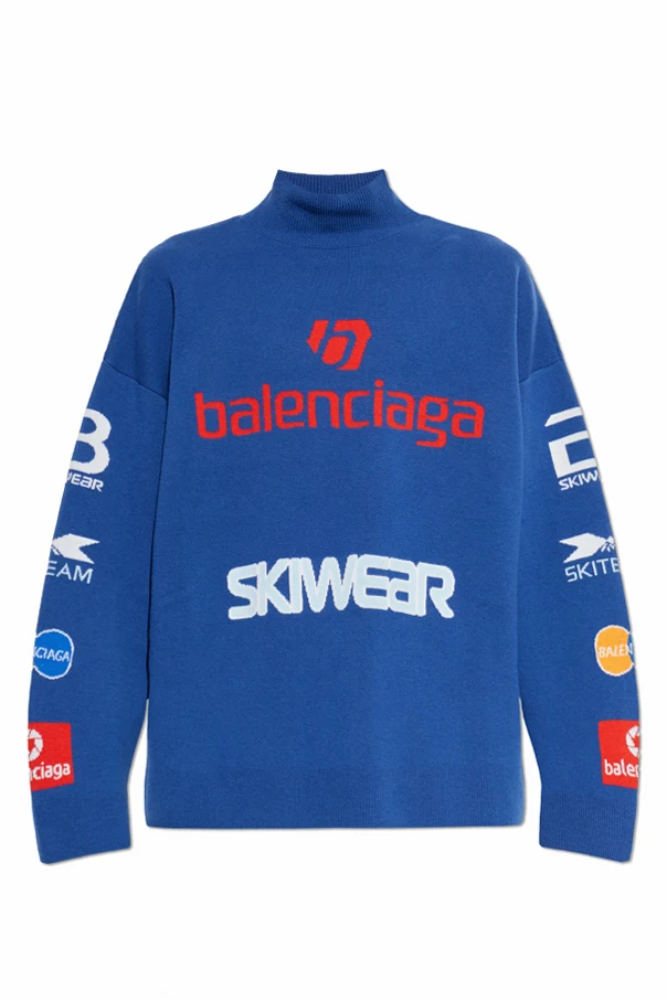 BLAU Wollpullover aus der Kollektion ‘Skiwear’
