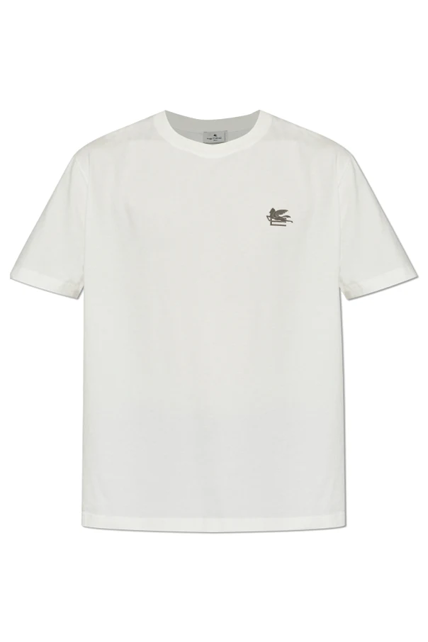 WEISS T-Shirt mit Logo