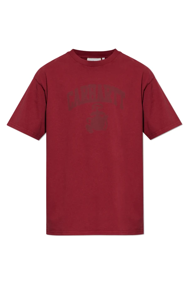 BURGUNDY T-shirt with logo