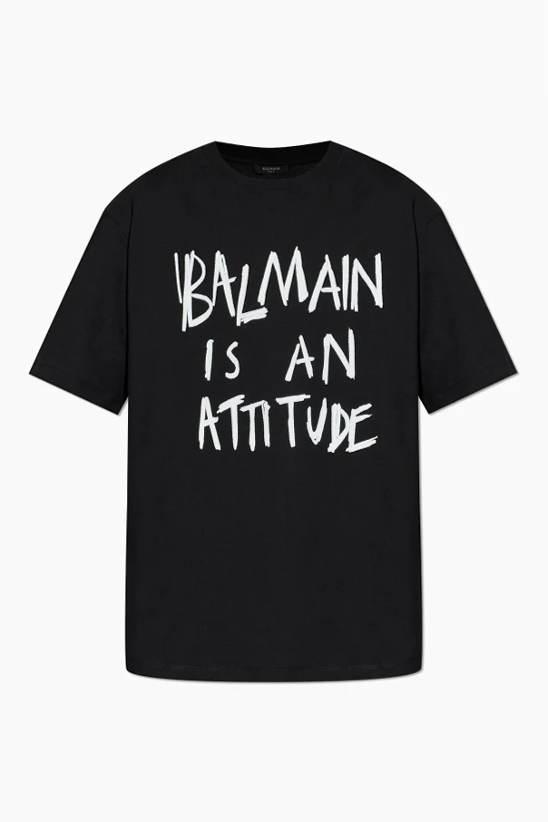 BLACK T-shirt with print
