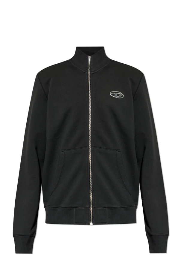 CZARNY Bluza `S-GINN-ZIP-IOD`