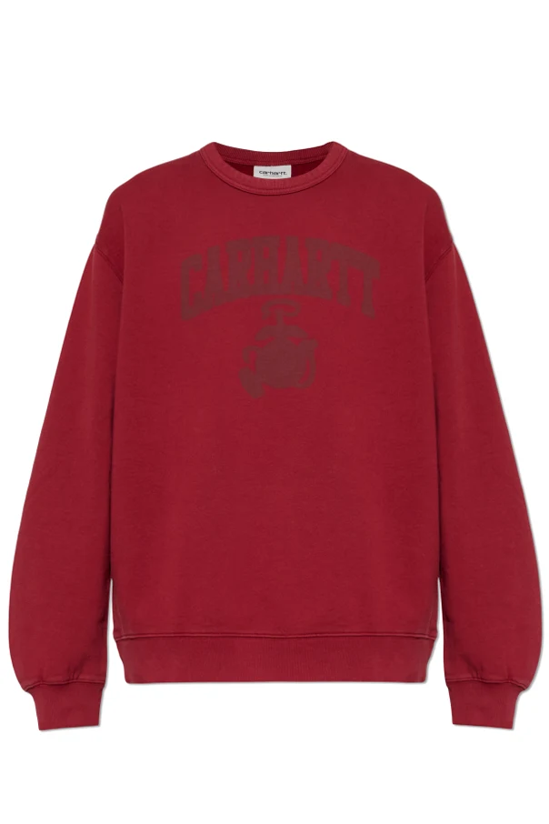 BURGUNDER Sweatshirt mit Logo