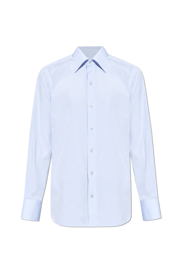 light blue Cotton shirt