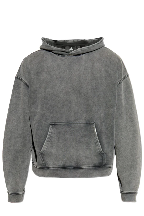 SZARY Bluza `Initial` typu `oversize`