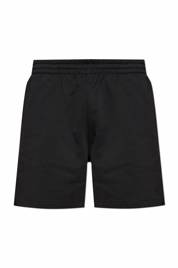 BLACK "Initial" shorts