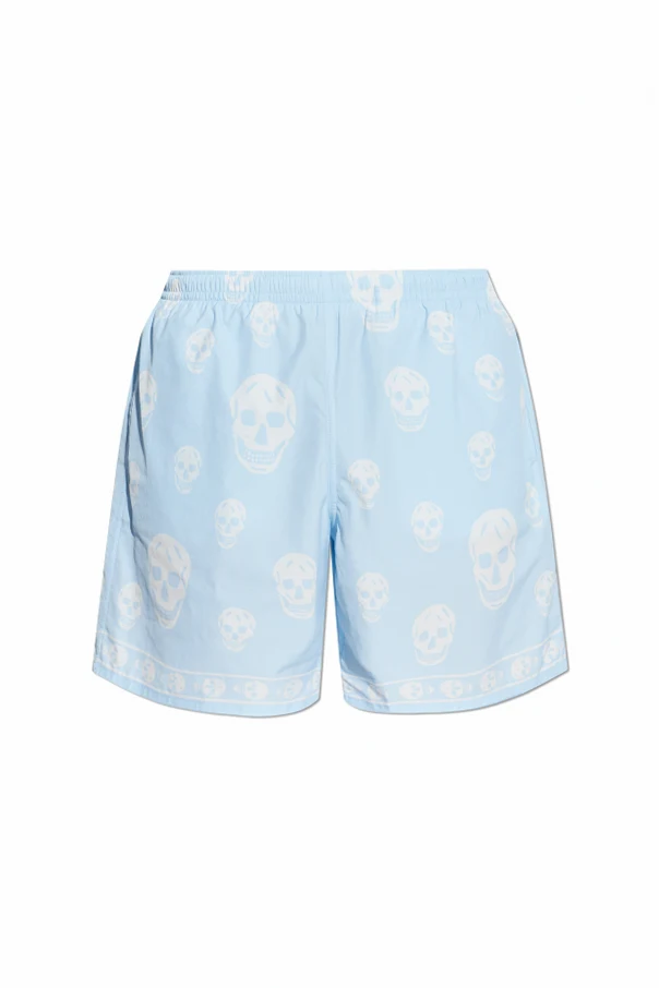 HELLBLAU Badehorts mit Totenkopf-Motiv