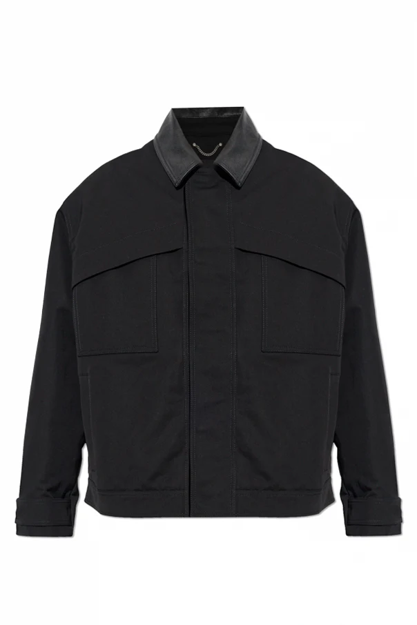 SCHWARZ Gefütterte Jacke