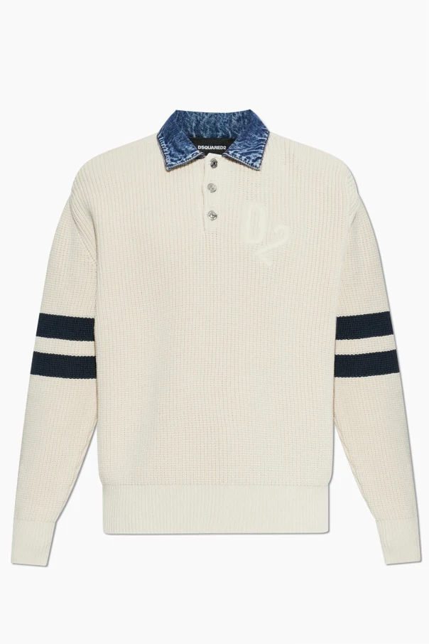 CREME Polo-Pullover