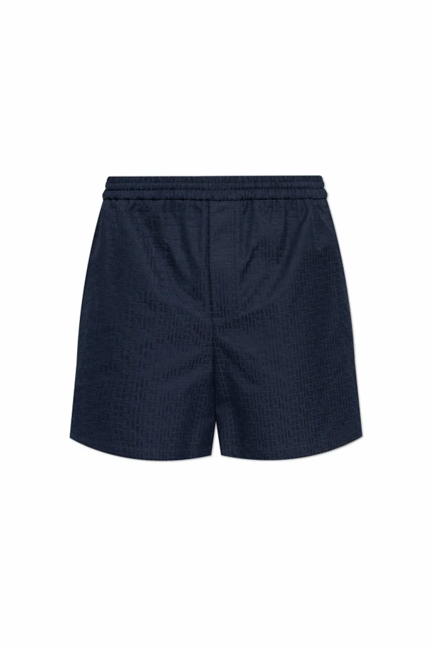 NAVY BLUE Monogram shorts