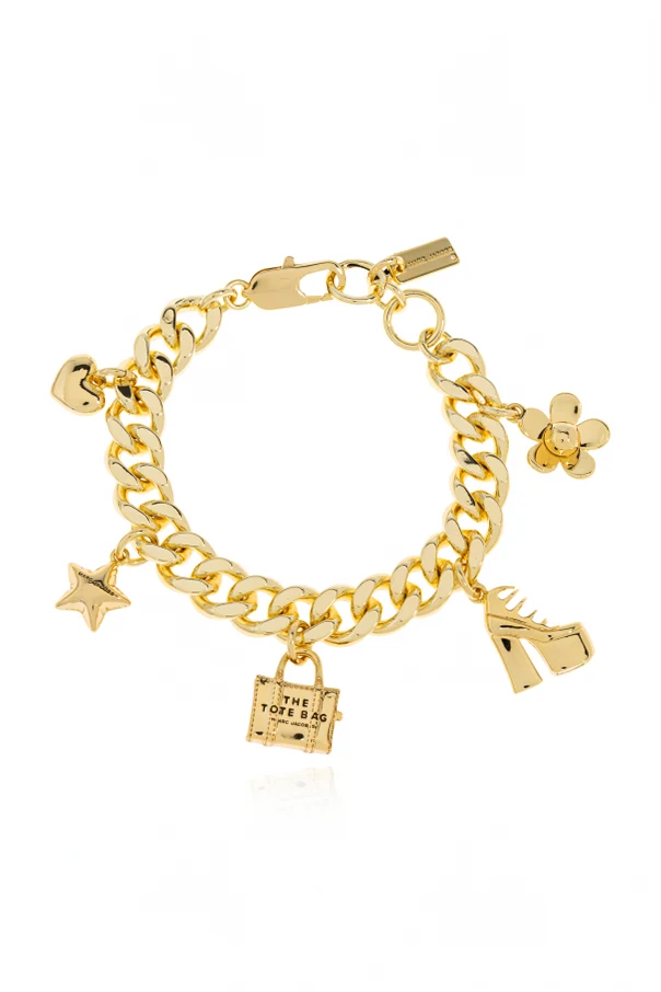 GOLD Armband mit Anhängern