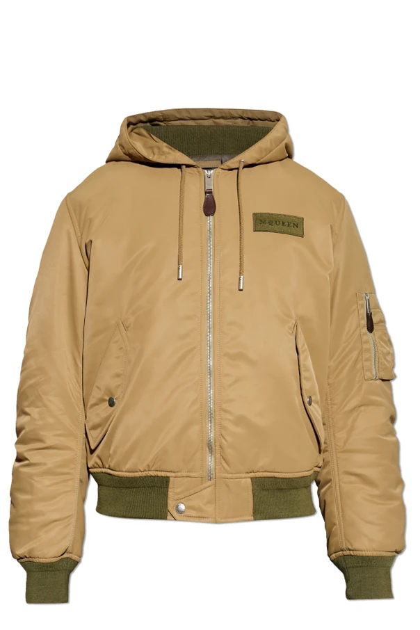 BRĄZOWY Kurtka typu `bomberka`