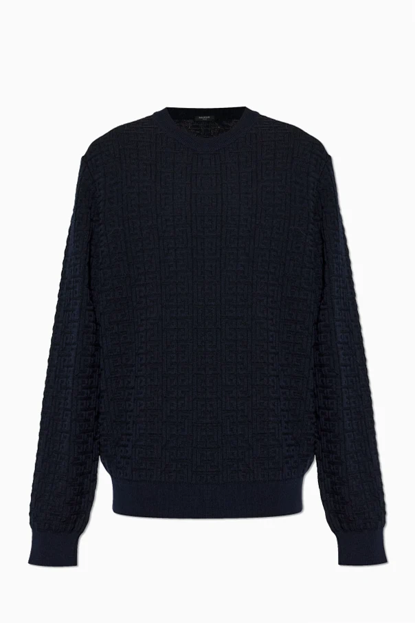 NAVY BLUE Wool sweater