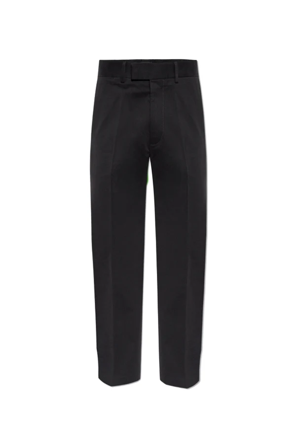 BLACK Tapered-leg pants
