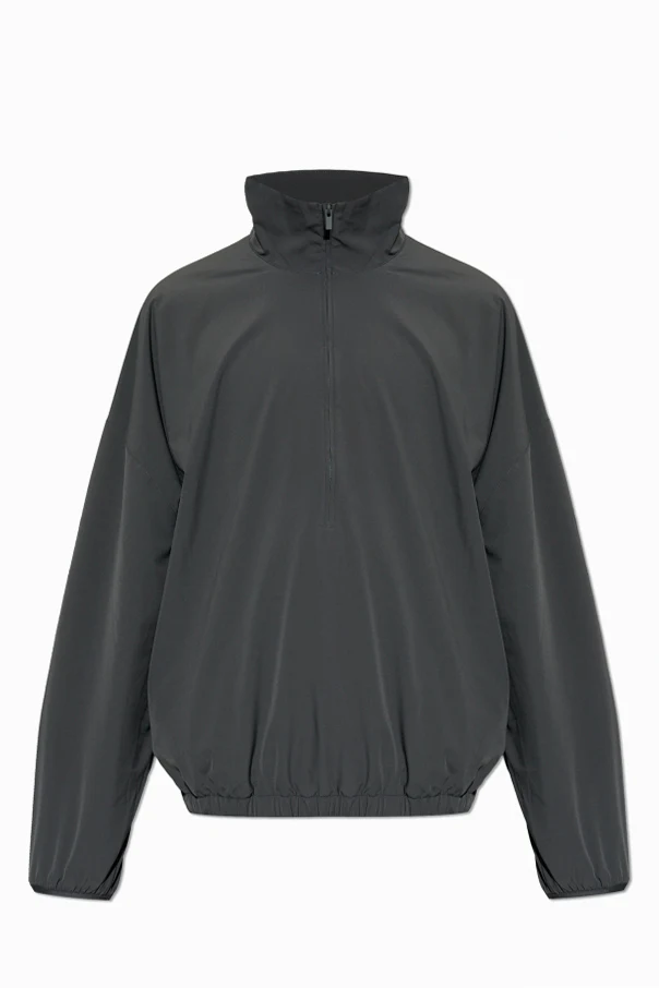 GRAU Sweatshirt mit Stehkragen