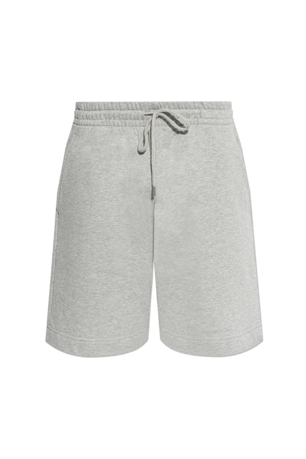 GRAU Baumwollshorts