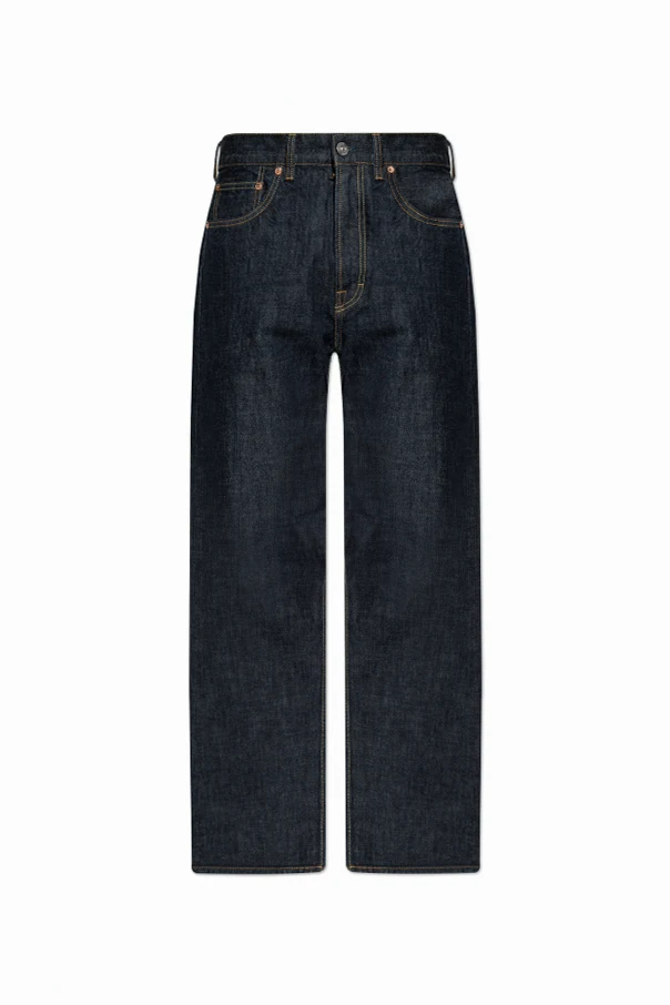 NAVY BLUE Straight-leg jeans