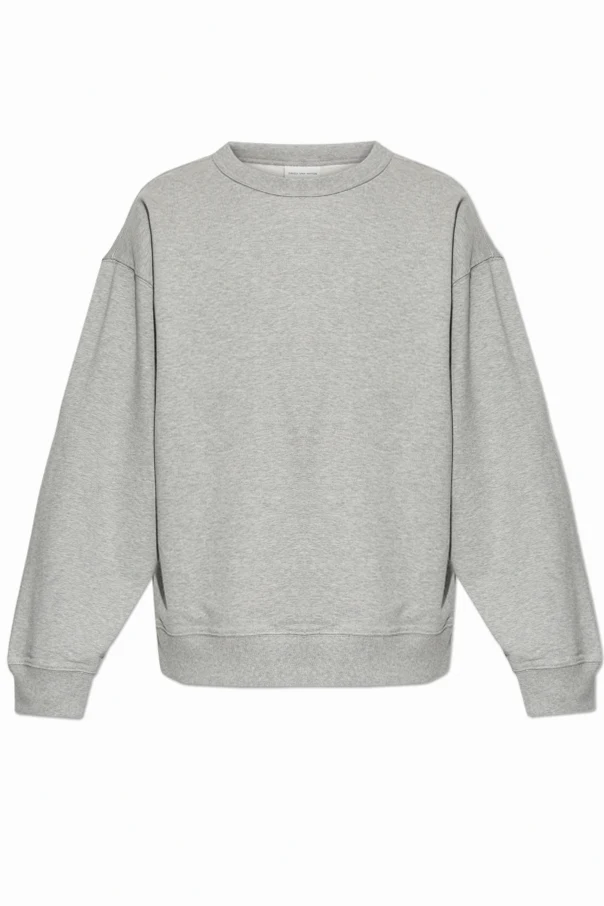 GRAU Locker geschnittener Pullover