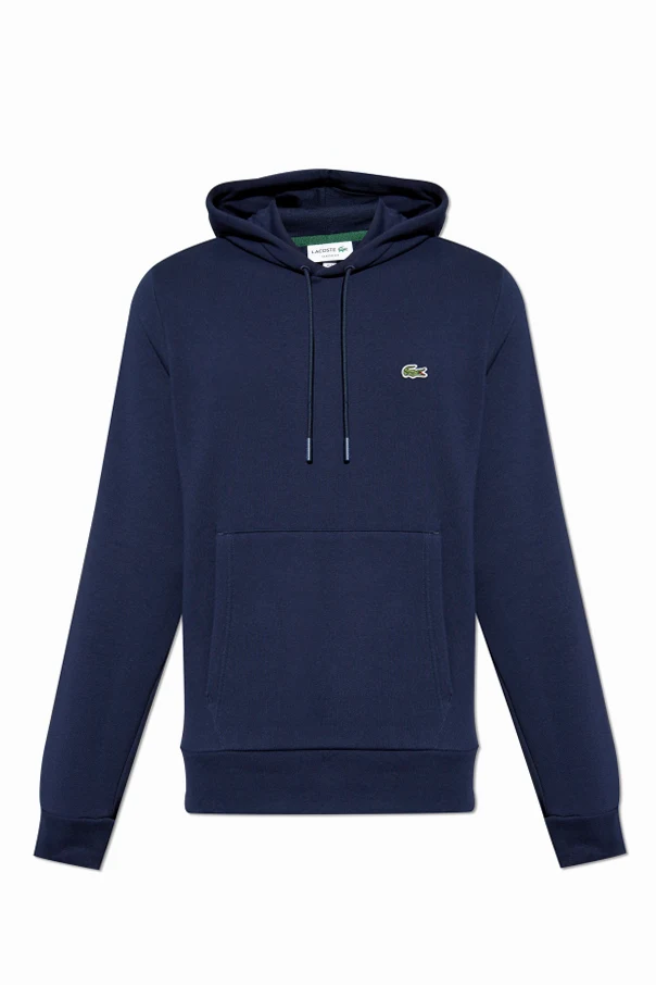 GRANATOWY Bluza z kapturem
