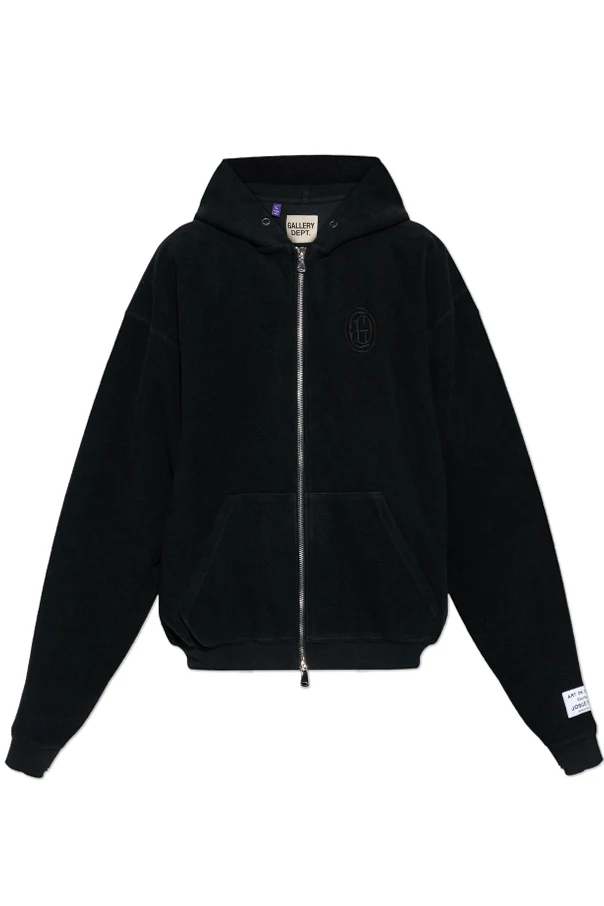 ZIELONY Bluza o kroju oversize z logo