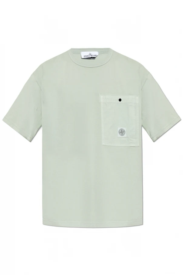 GRÜN T-Shirt mit Tasche