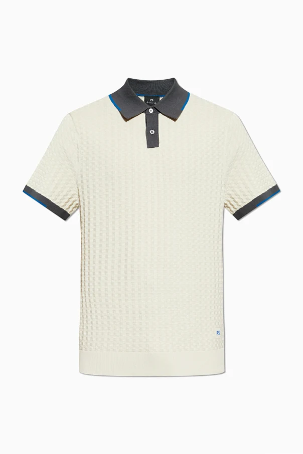 CREME Baumwoll-Poloshirt