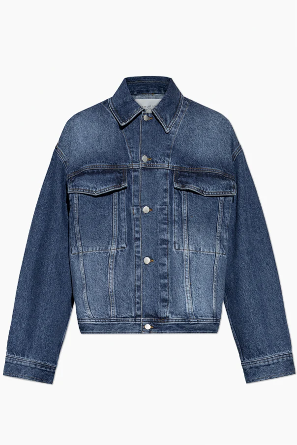 GRANATOWY Jeansowa kurtka ‘Stein’