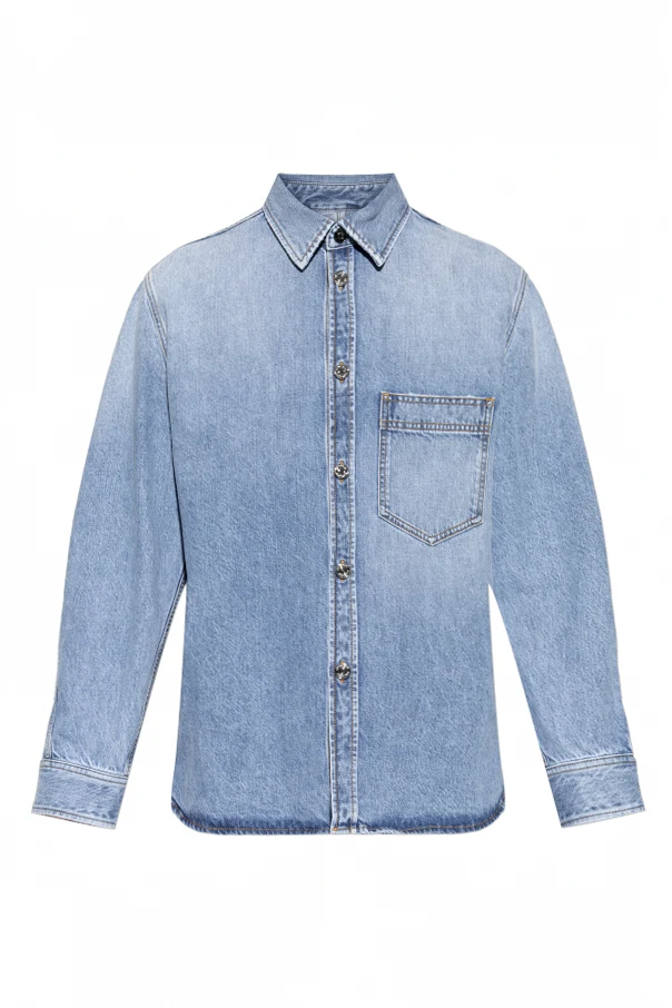 HELLBLAU Jeanshemd im ‘Oversize’-Stil