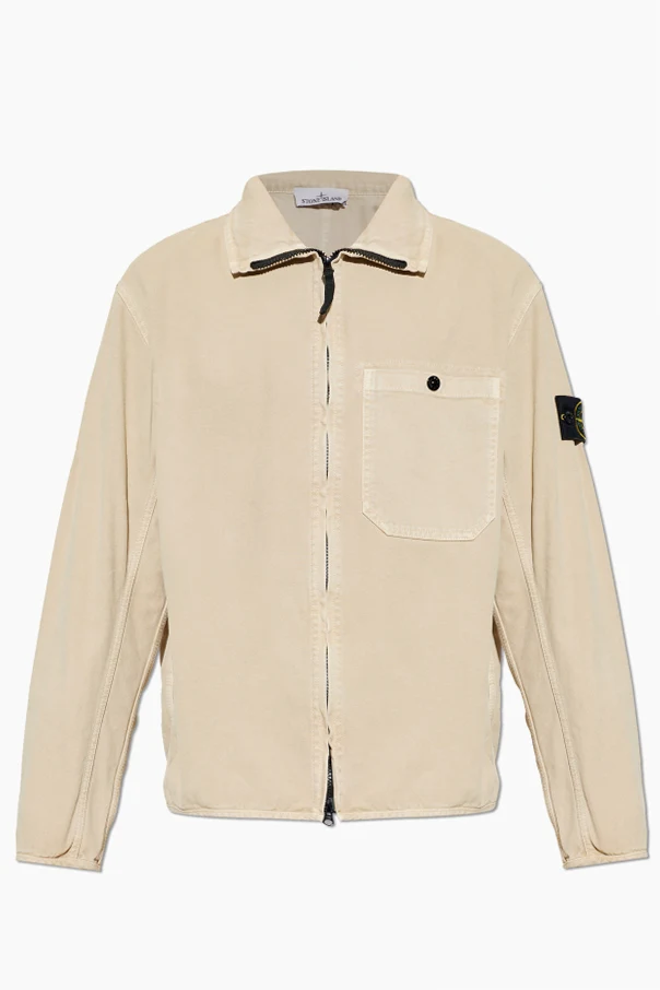 CREME Jeansjacke mit Tasche