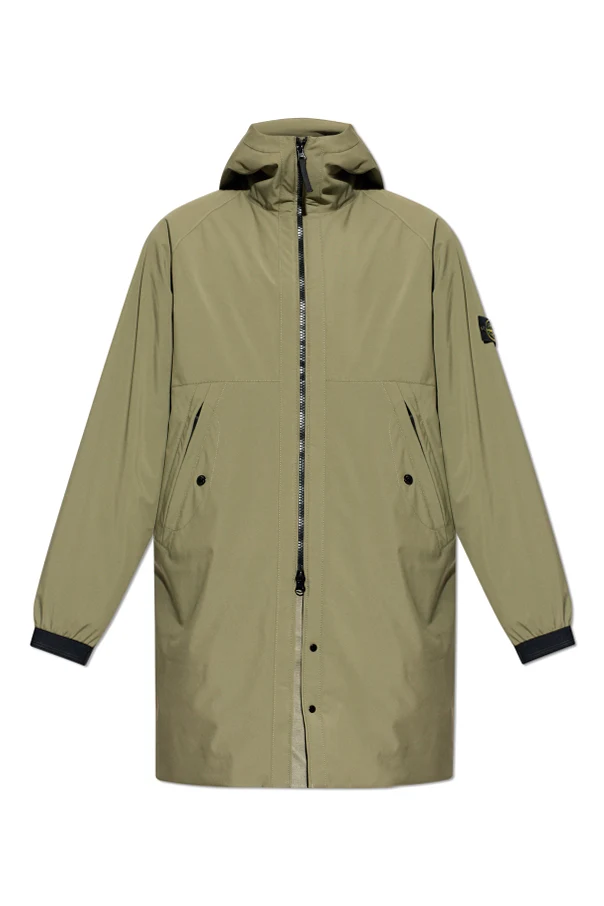 GRÜN Parka mit Kapuze