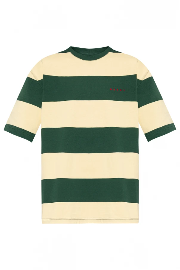 GRÜN Gestreiftes T-Shirt