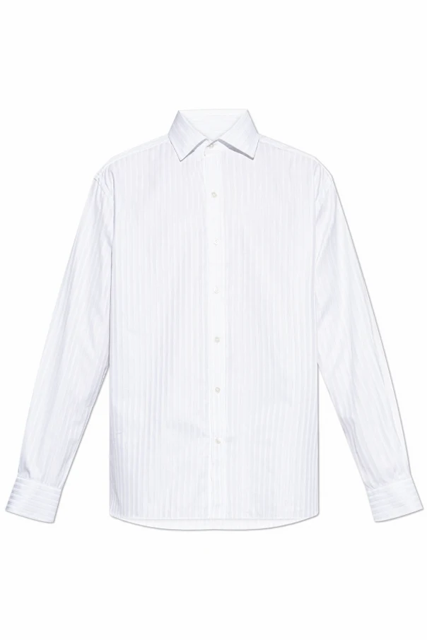 BLAU Hemd mit Streifenmuster