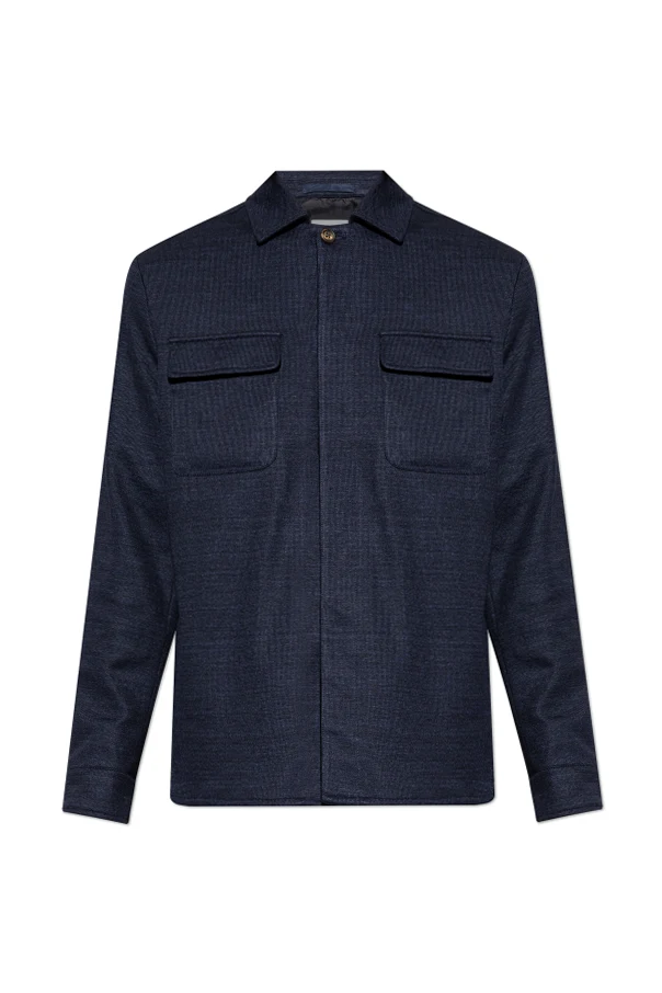 MARINEBLAU Hemd mit Taschen