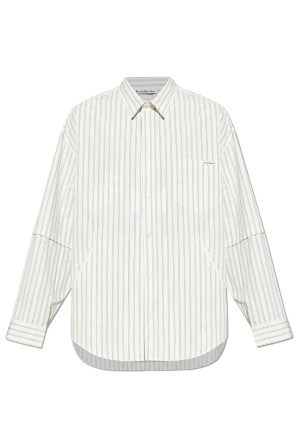 WEISS Oversize-Hemd