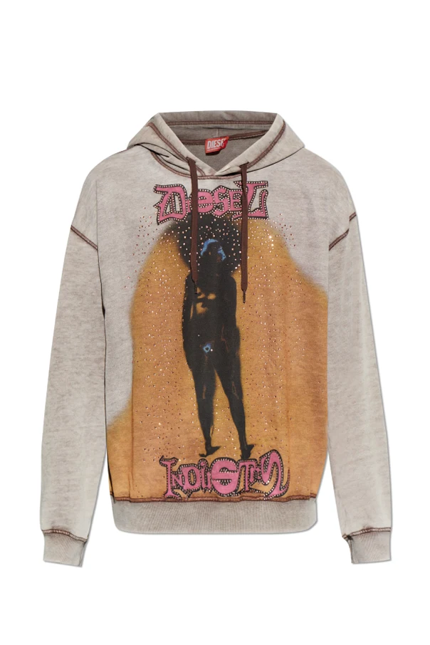 GRAU Sweatshirt ‘S-BOXTON-HOOD’