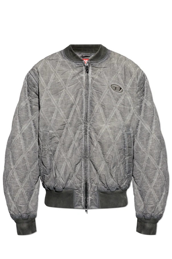 SZARY Ocieplana kurtka ‘J-TYPE-TREAT’