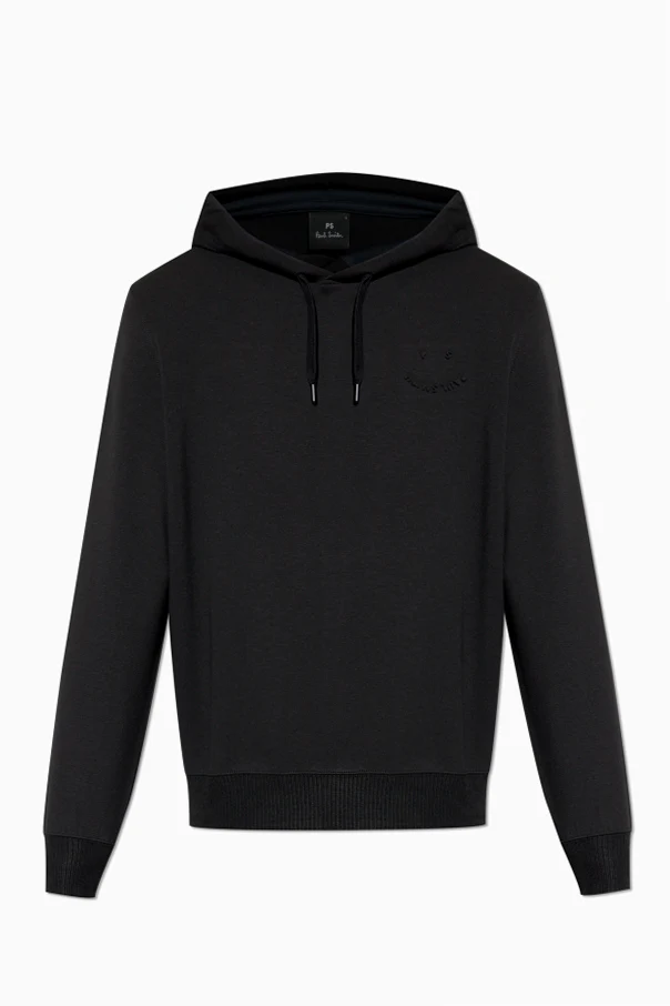 SCHWARZ Sweatshirt mit erhabenem Logo