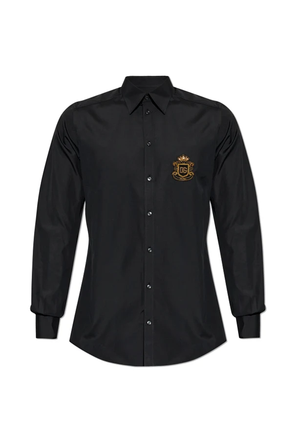 BLACK Shirt with applique