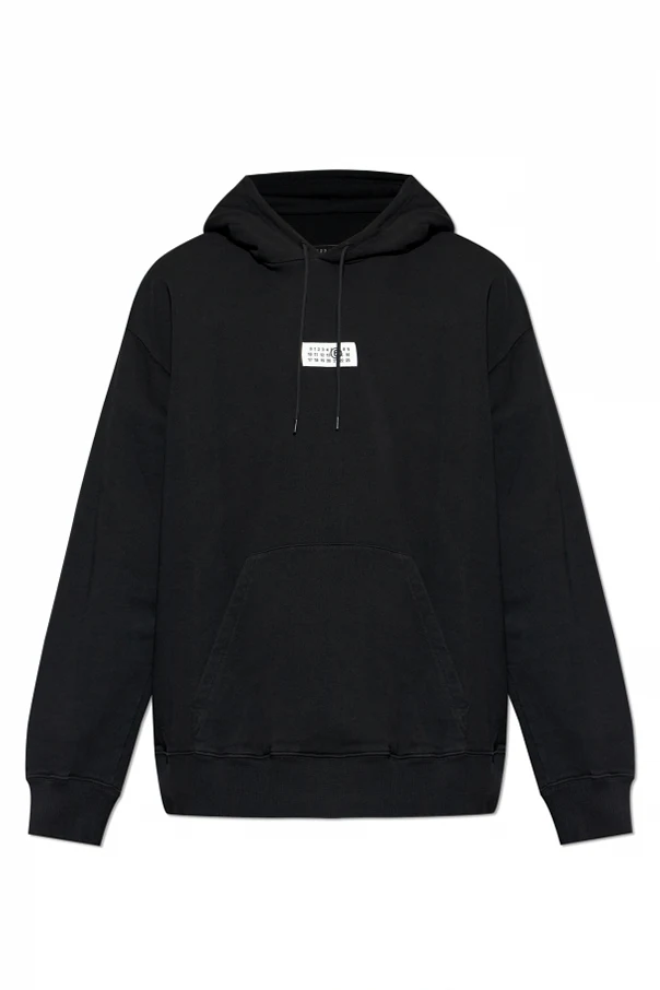 SCHWARZ Sweatshirt mit Aufnäher