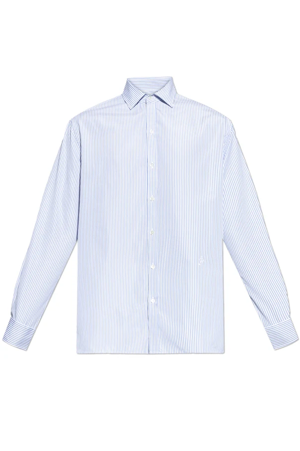 HELLBLAU Hemd mit Streifenmuster