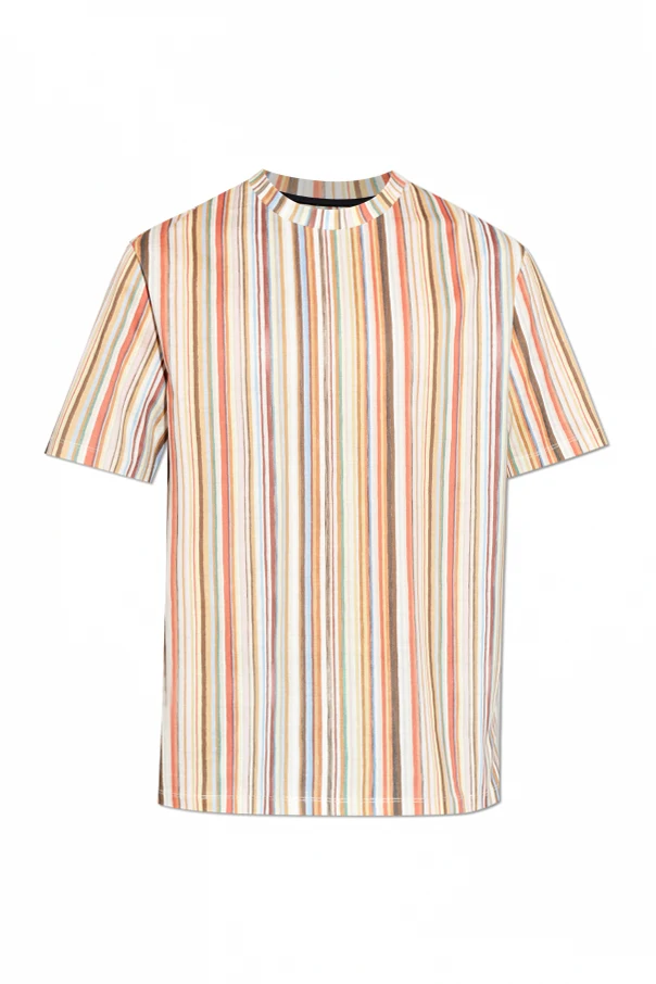 MULTIKOLOR T-shirt ze wzorem w pasy