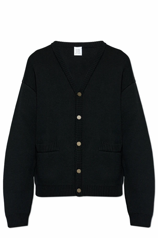 SCHWARZ Wollcardigan
