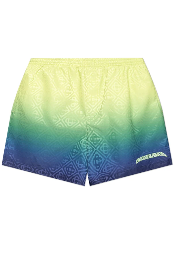 ZIELONY Szorty kąpielowe