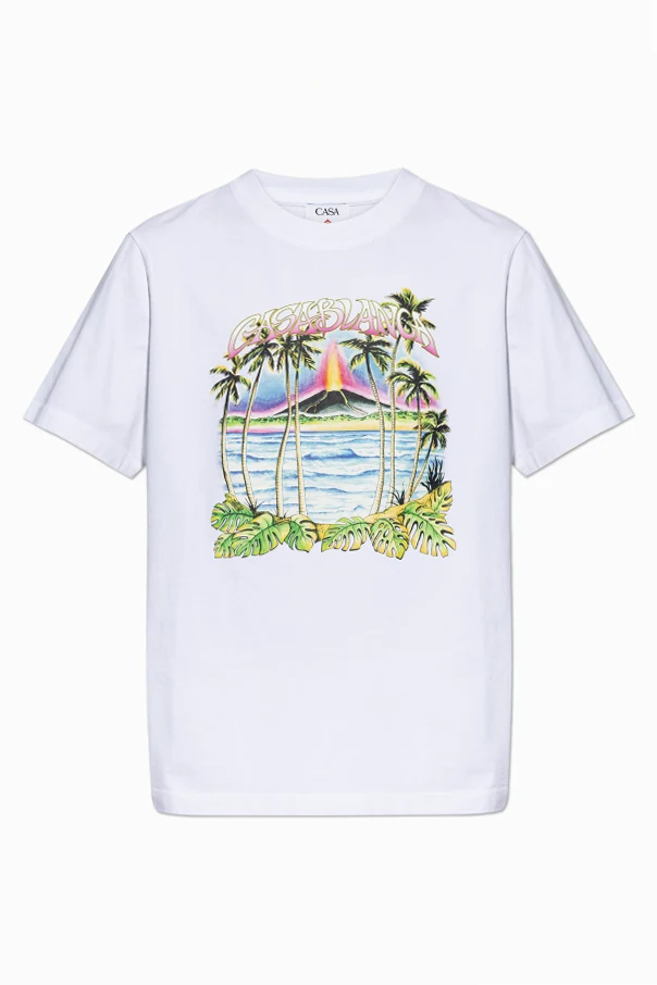 BIAŁY  T-shirt z nadrukiem