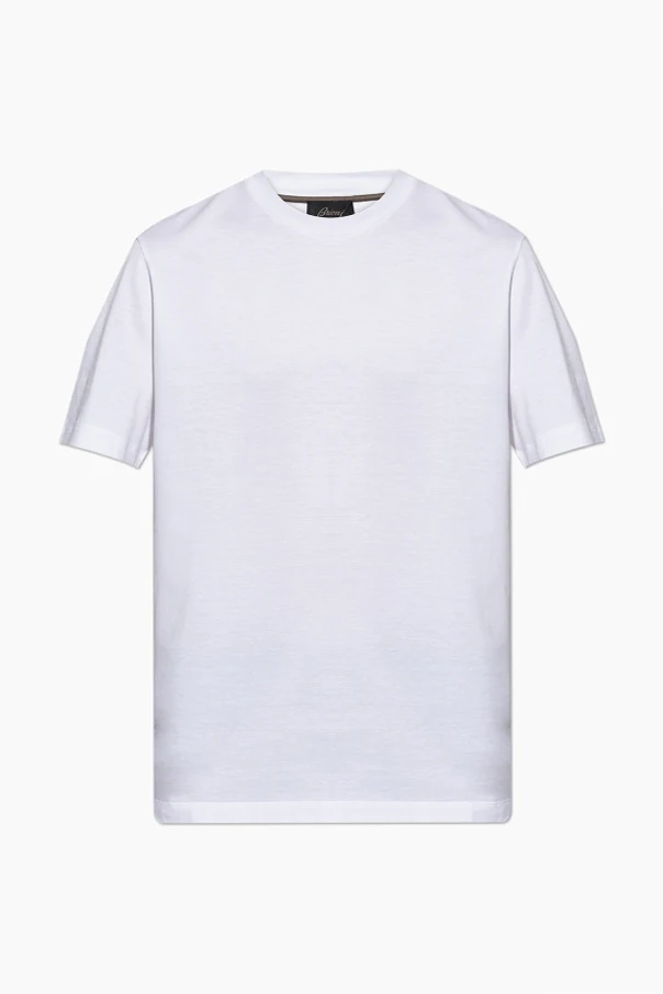 WHITE Cotton T-shirt with logo