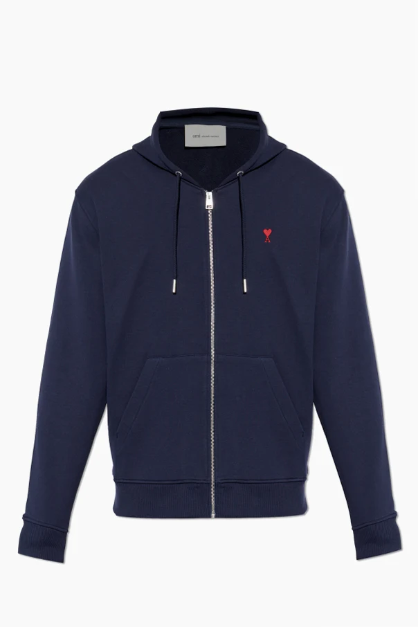 MARINEBLAU Sweatshirt mit aufgesticktem Logo