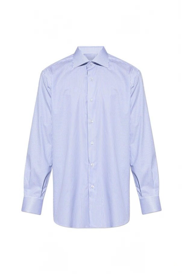 BLAU Gestreiftes Hemd