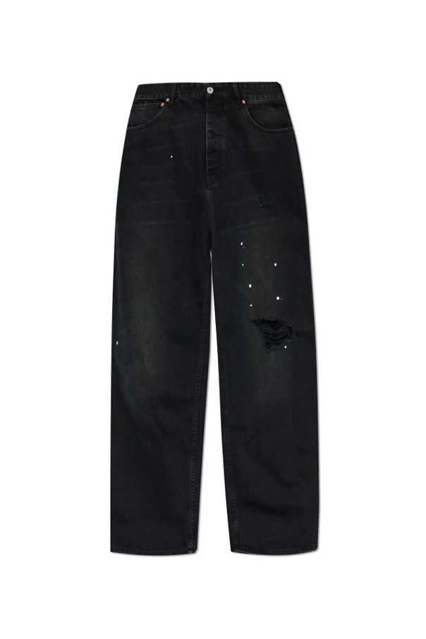 SCHWARZ Jeans mit Vintage-Effekt