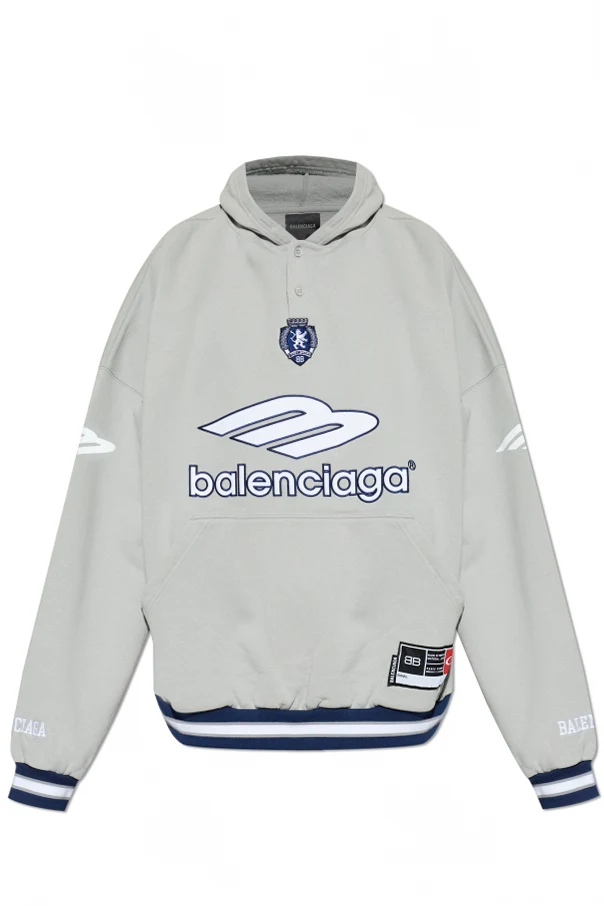 GRAU Oversize-Schnitt Sweatshirt